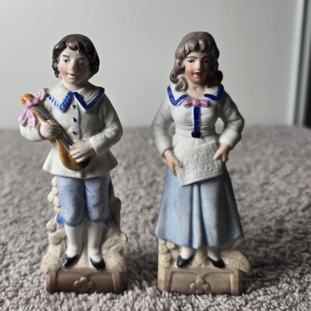German Bisque Figurines Marked Weiss, Kuhnert & Co
